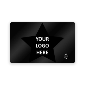 Custom Black Digital Business Card