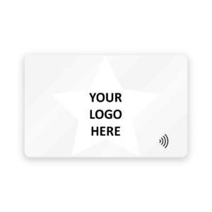 Custom White Digital Business Card